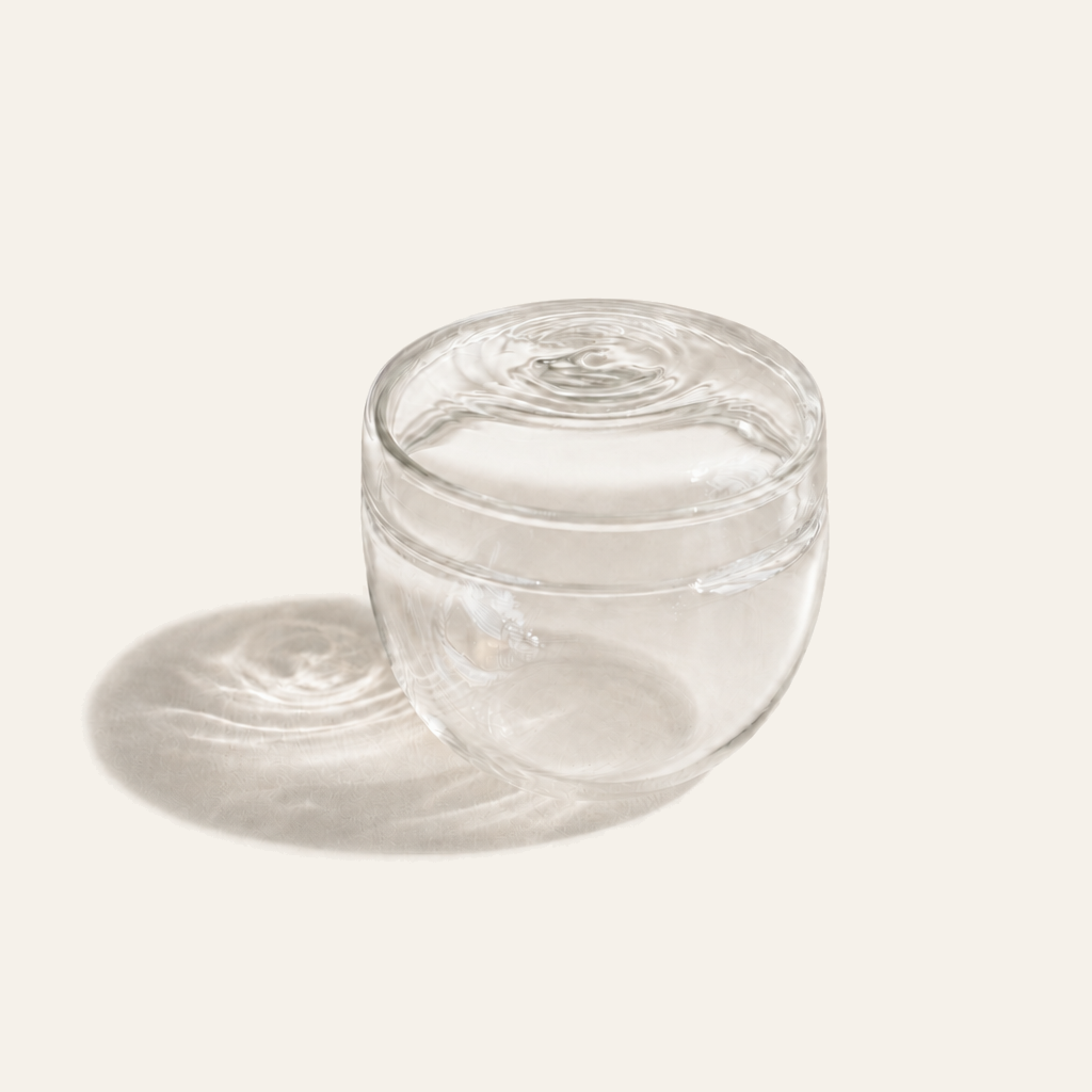 MINI GLASS STORAGE JAR - CLEAR