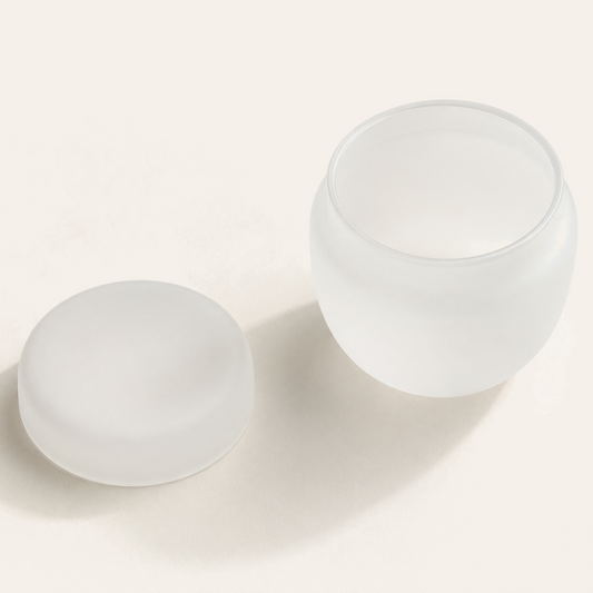 MINI GLASS STORAGE JAR - MATT
