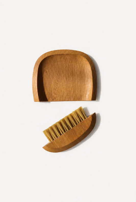 French Oak Belfort Crumb Brush