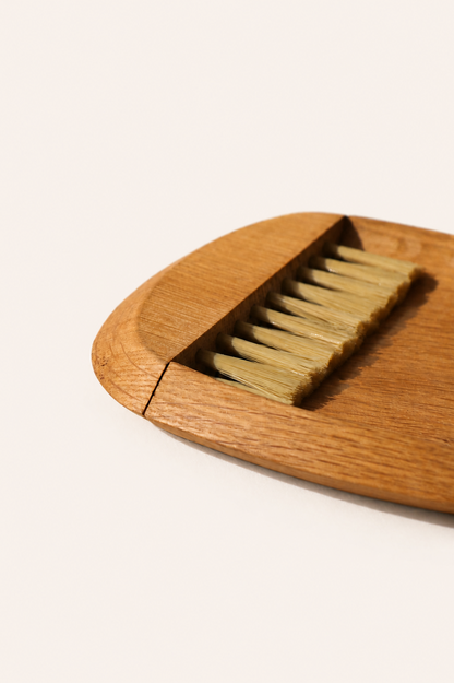 French Oak Belfort Crumb Brush